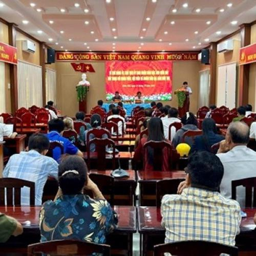 Kiên Hải Hội Nghị Gặp Gỡ, Đối Thoại Giữa Người Đứng Đầu Cấp Uỷ Đảng, Chính Quyền Với Đoàn Viên, Hội Viên Và Nhân Dân Hòn Tre